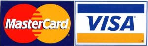 Visa and Mastercard Accepted