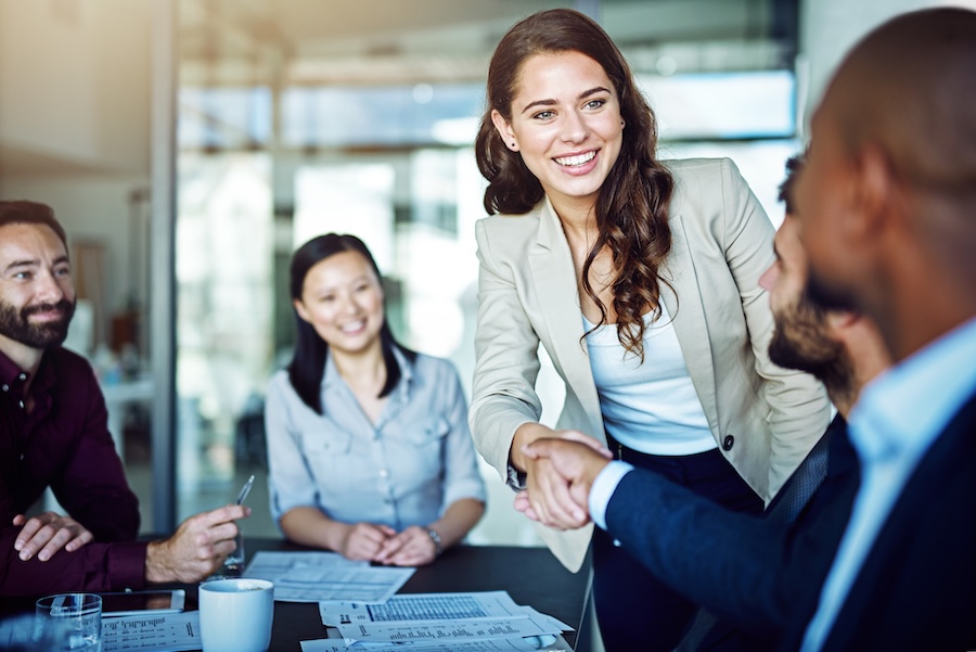 woman with the benefits of a confident smile